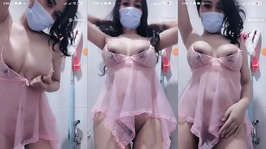 Cewek Cantik Citra Tobrut Lepas Hijab Mandi Full Body Toge